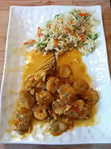 Cari de crevettes (recette réunionnaise)