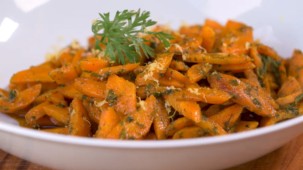 Carottes chermoula par Laurent Mariotte