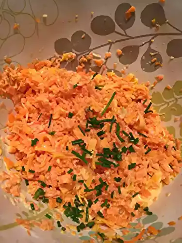 Carottes rapées fromagères