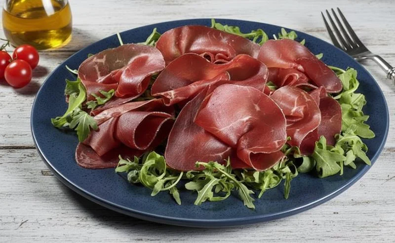 Carpaccio de bresaola au pesto