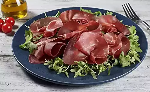 Carpaccio de bresaola au pesto