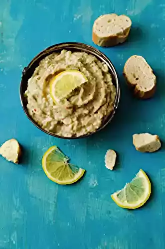 Caviar d'aubergine light au gomasio