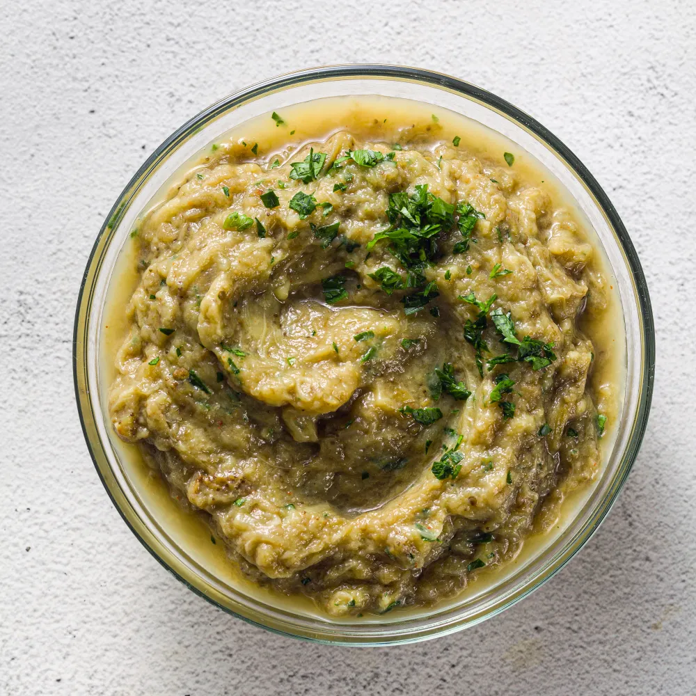 Caviar d'aubergines au Cooking Chef