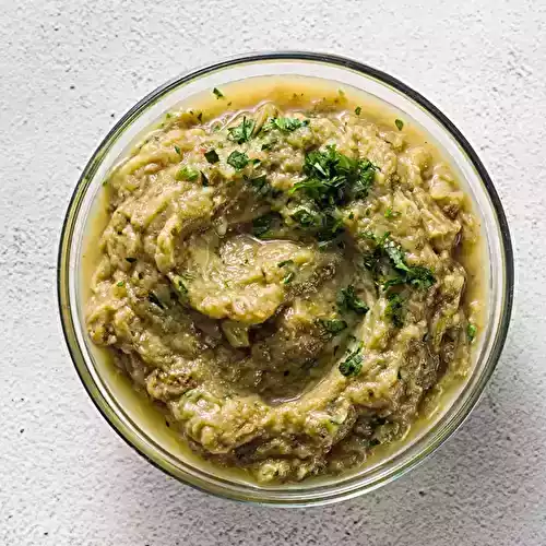 Caviar d'aubergines au Cooking Chef