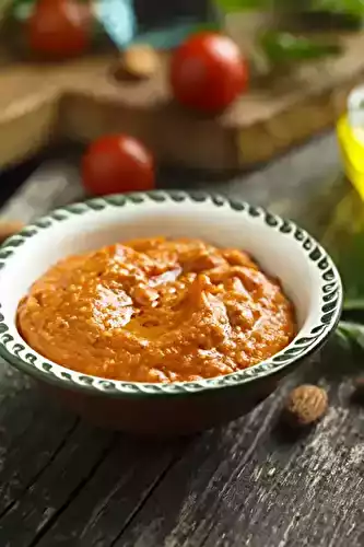 Caviar de poivrons aux noix au Cooking Chef