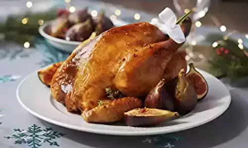 Chapon farci au foie gras