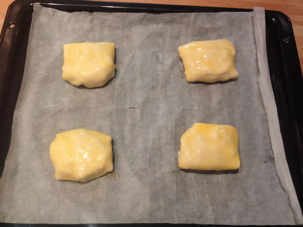 Chausson chèvre-jambon