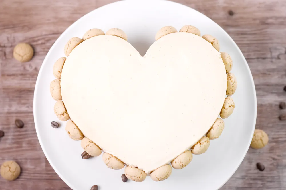 Cheesecake café et amaretti