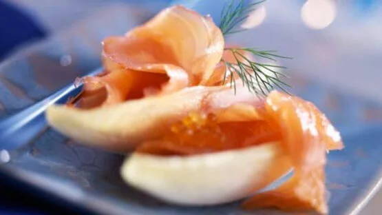 Chiffonnade de saumon et haddock