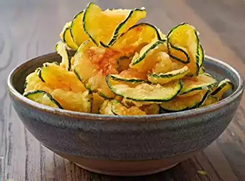 Chips de courgettes maison : la recette facile et croustillante