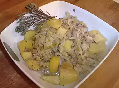 Chou chinois au thym