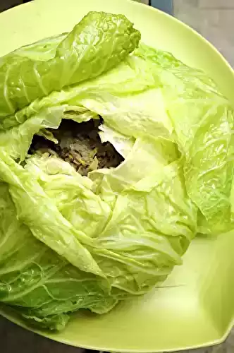 Chou farci à l'auvergnate