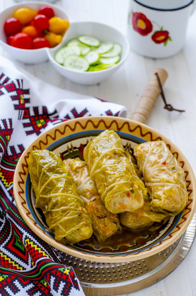 Chou farci aux châtaignes