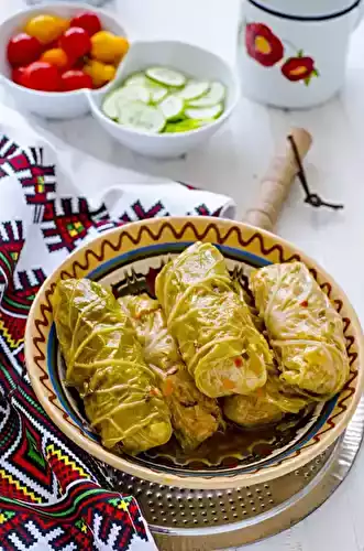 Chou farci aux châtaignes