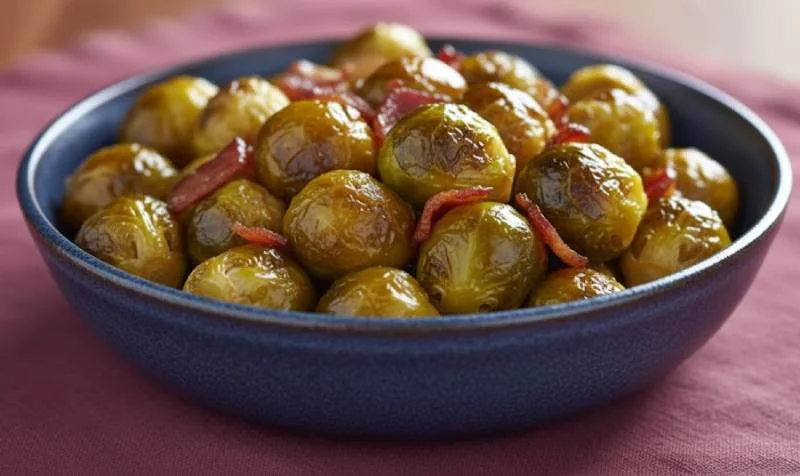 Choux de Bruxelles au lard façon traditionnelle