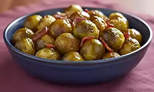 Choux de Bruxelles au lard façon traditionnelle