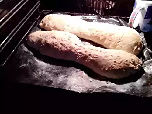 Ciabatta à l'estragon avec machine à pain