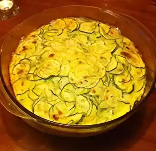 Clafoutis aux courgettes très simple et rapide