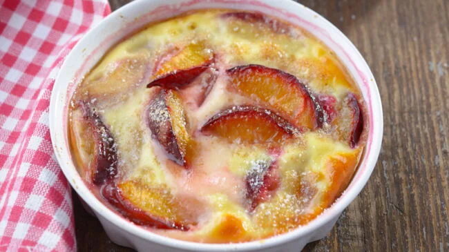 Clafoutis aux prunes