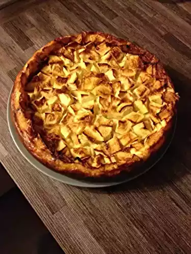 Clafoutis pommes et pépites de chocolat