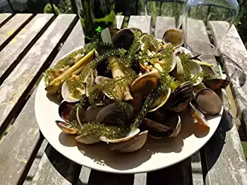 Clams au caviar végétal