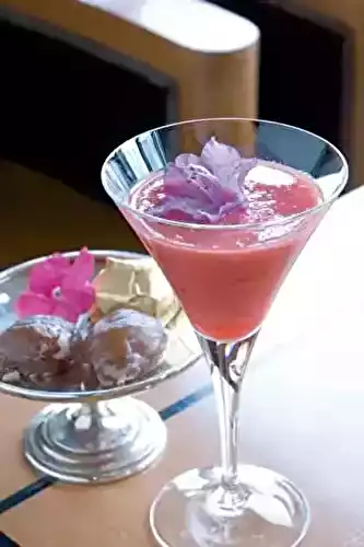 Cocktail marron glacé, mandarine et framboise