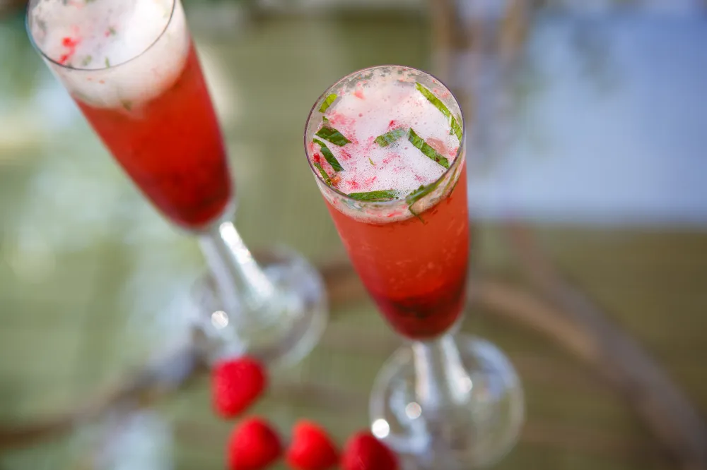 Cocktail rose sucré