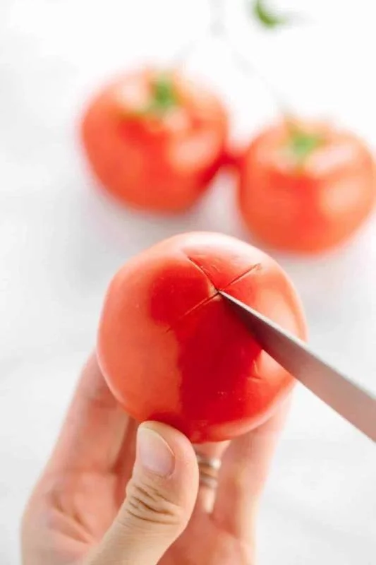 Comment Peler une Tomate Facilement - Méthode de Blanchiment en 4 Étapes