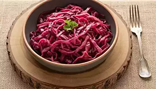 Compotée de chou rouge aux pommes