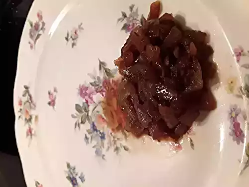 Confit d'oignons de Roscoff maison