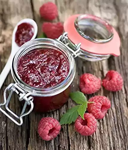 Confiture de framboises facile