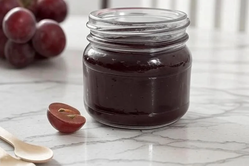 Confiture de raisins rouges