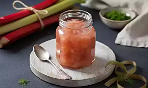 Confiture de rhubarbe