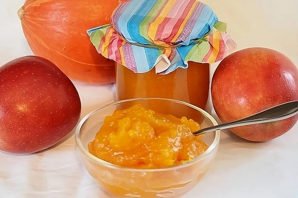 Confiture parfum citrouille et pomme