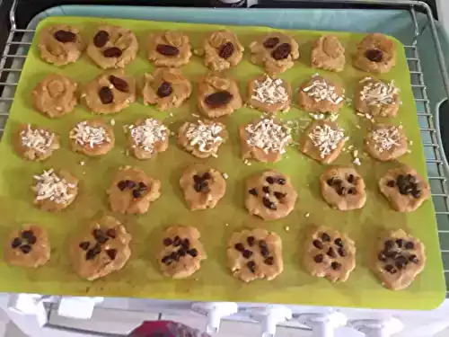 Cookies américains au beurre de cacahuète