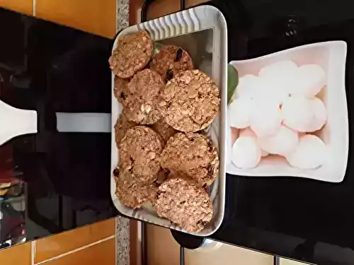 Cookies au muesli, à la cannelle et au gingembre