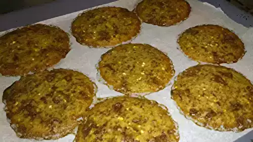 Cookies au pralin et chocolat