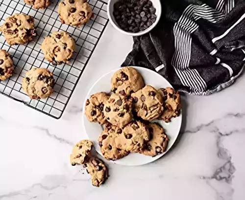 Cookies aux pépites de chocolat et noix de pécan