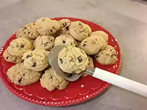 Cookies aux pépites de chocolat sans gluten