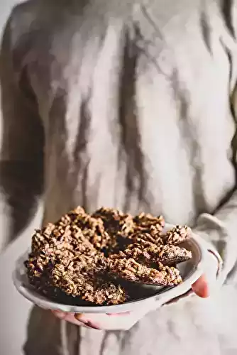 Cookies bananes-chocolat noir et flocons davoine sans sucre