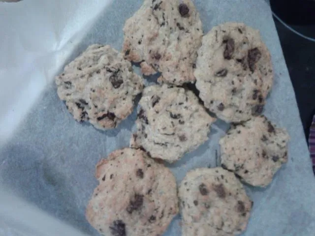 Cookies chocolat coco cranberries sans gluten ni lactose