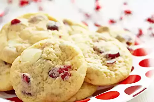 Cookies fraise - chocolat blanc