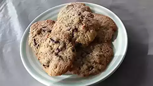 Cookies moelleux chocolat noix de pécan