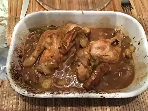 Coquelets à la bière et aux endives