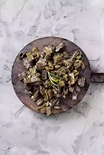 Cosses de fèves à la portugaise