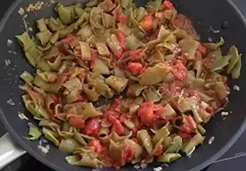 Cosses de fèves à la provençale