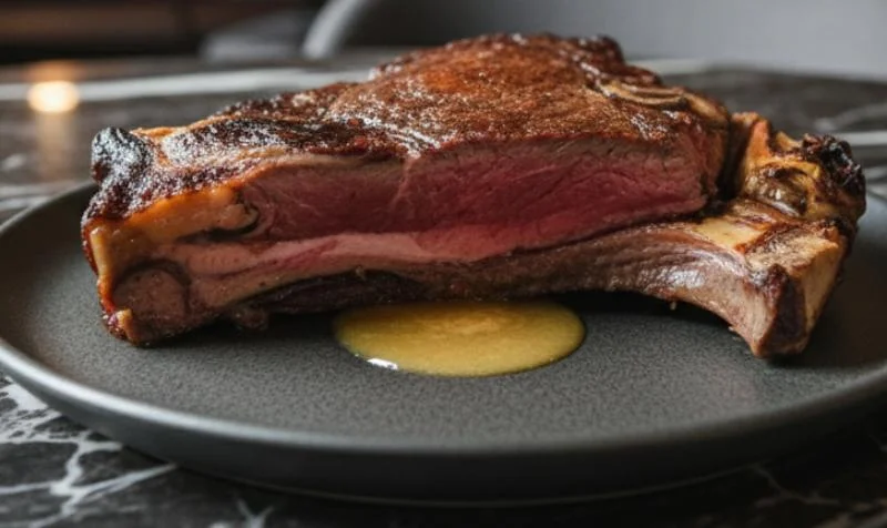 Côte de bœuf au miel