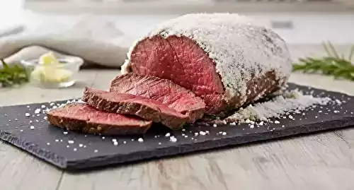 Côte de bœuf en croûte de sel