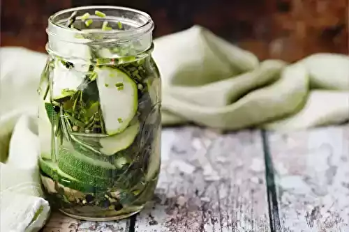 Courgettes à la sauce aigre douce