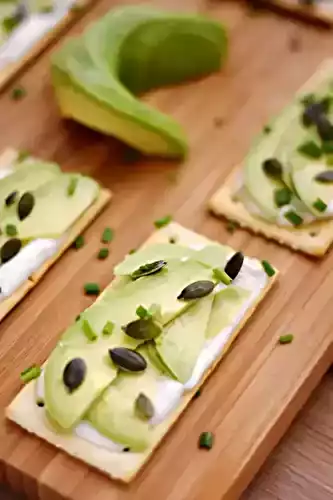 Crackers avocat et mascarpone
